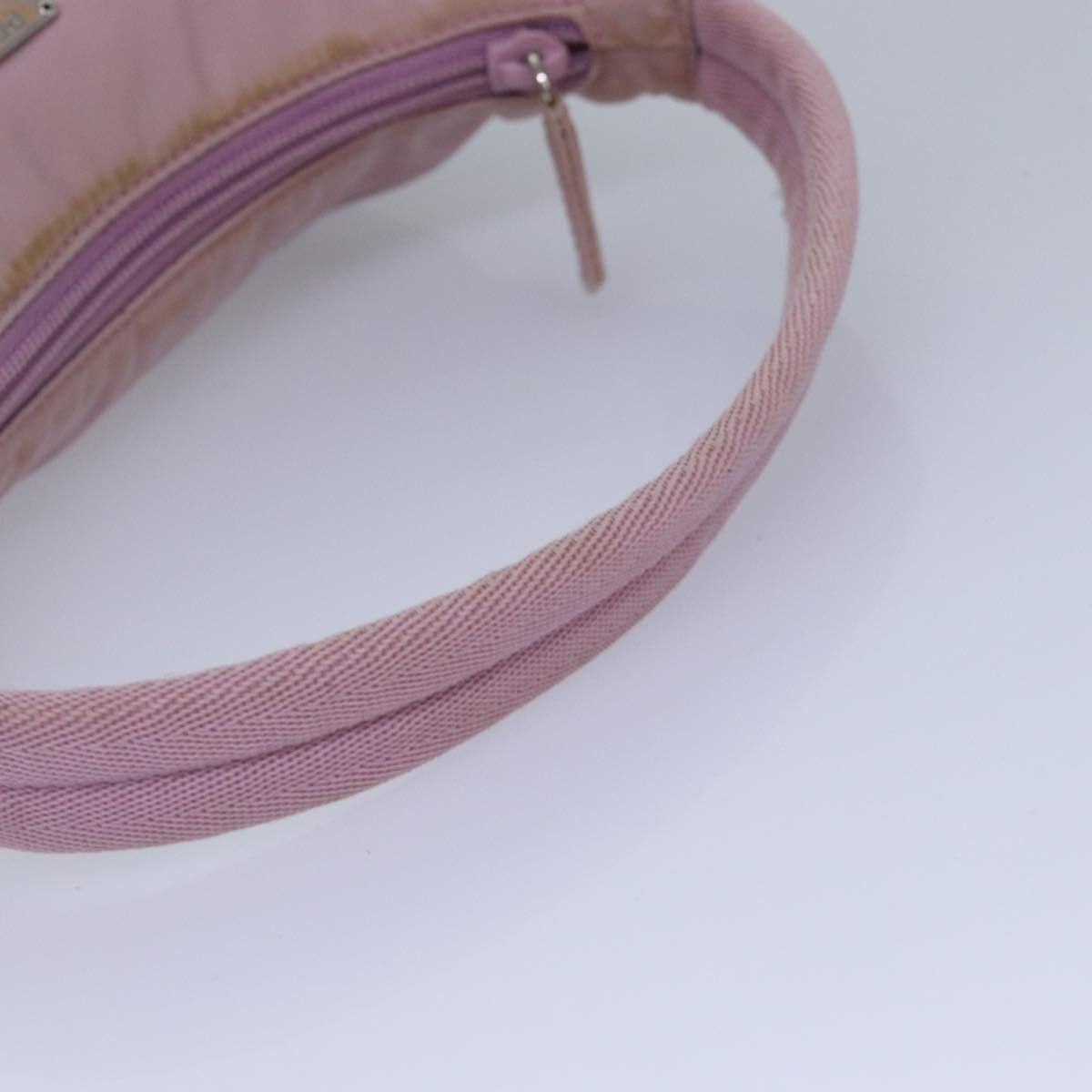 Prada Tessuto Pink Synthetic Handbag (Pre-Owned) Size ONE SIZE - 4 Thumbnail