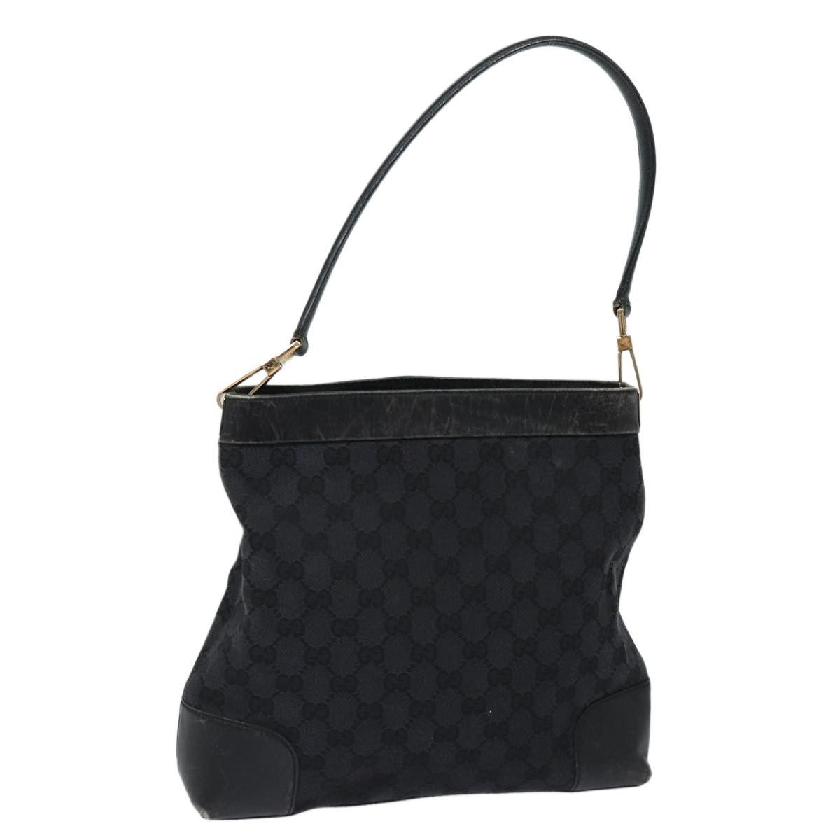 Gucci Gg Canvas Black Canvas Shoulder Bag (Pre-Owned) Size ONE SIZE - 17 Thumbnail