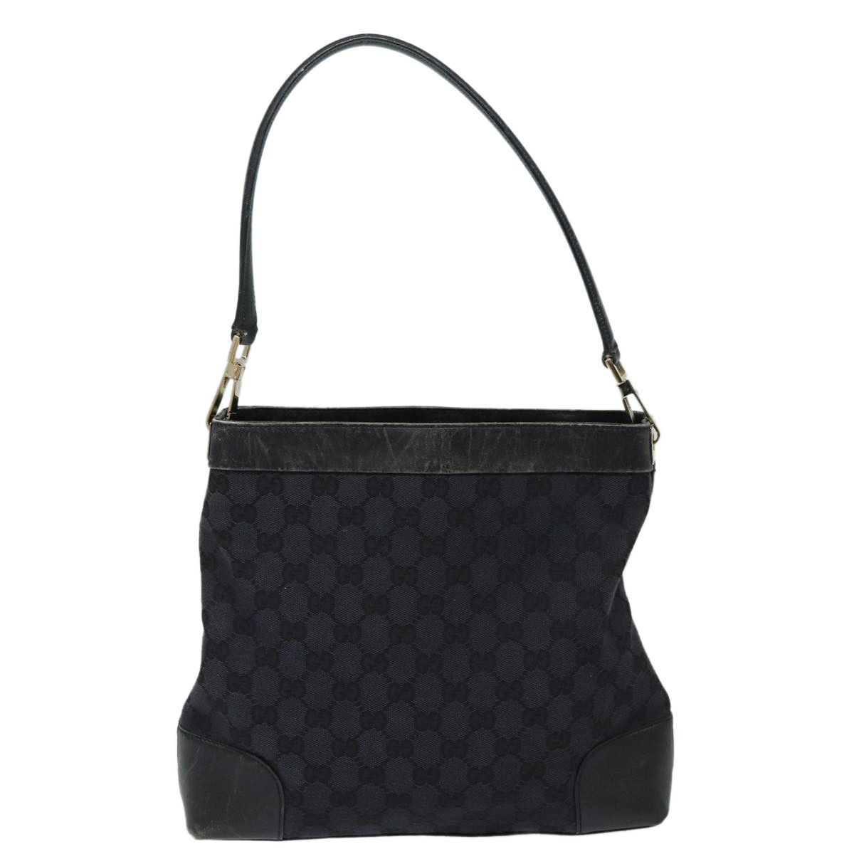 Gucci Gg Canvas Black Canvas Shoulder Bag (Pre-Owned) Size ONE SIZE - 2 Thumbnail