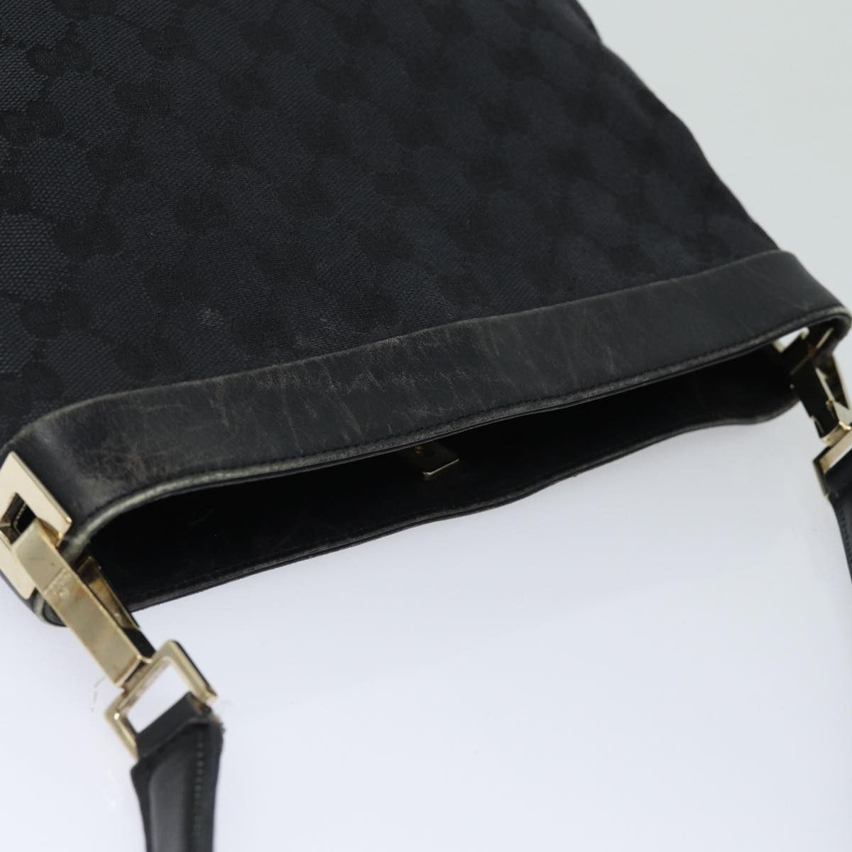Gucci Gg Canvas Black Canvas Shoulder Bag (Pre-Owned) Size ONE SIZE - 11 Thumbnail
