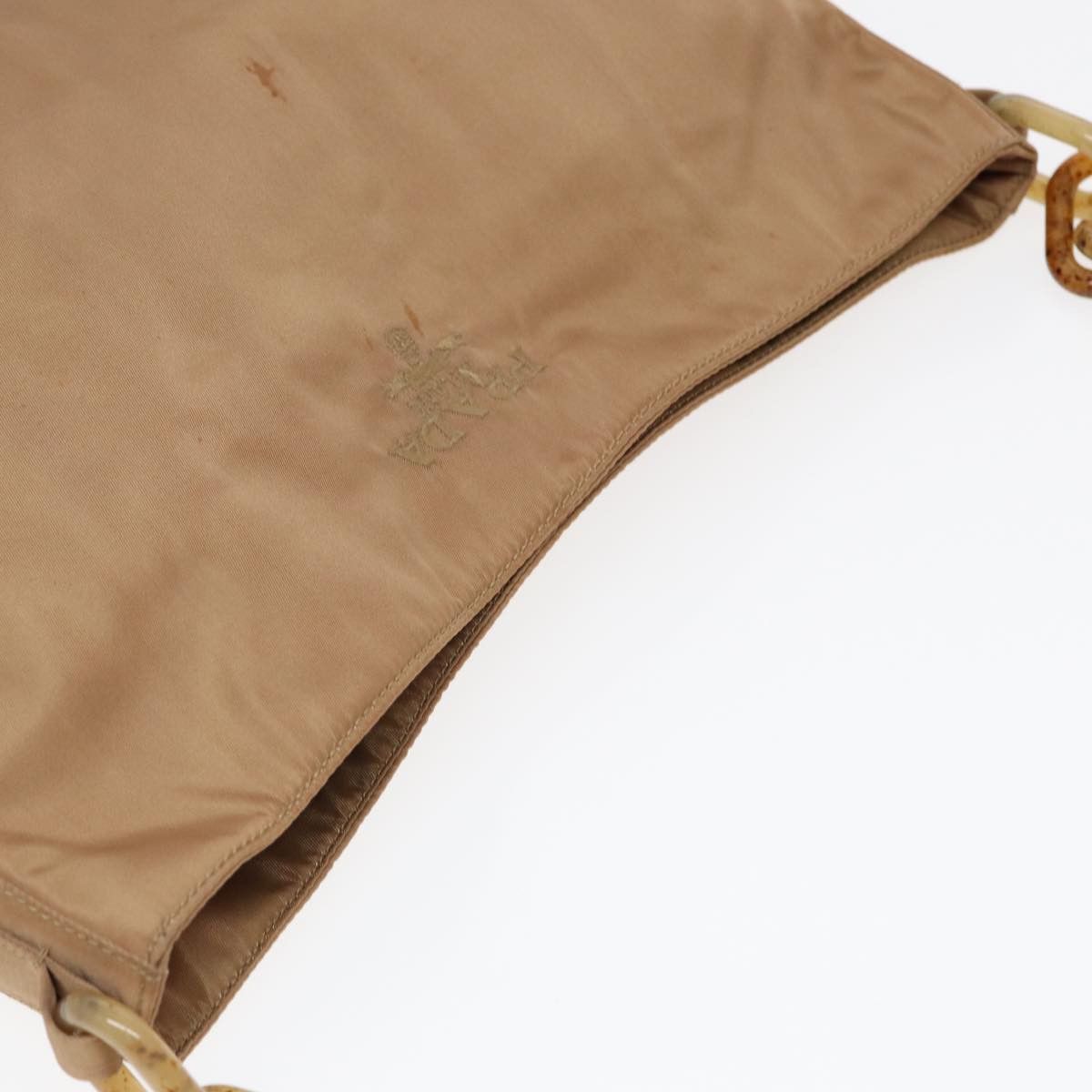 Prada Tessuto Brown Synthetic Shoulder Bag (Pre-Owned) Size ONE SIZE - 14 Thumbnail