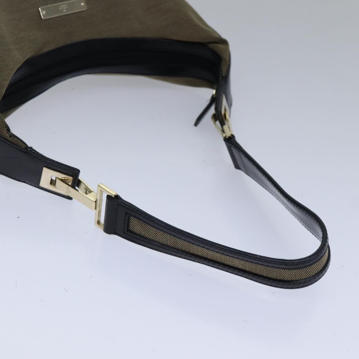 Gucci Jackie Beige Canvas Shoulder Bag (Pre-Owned) Size ONE SIZE - 5 Thumbnail
