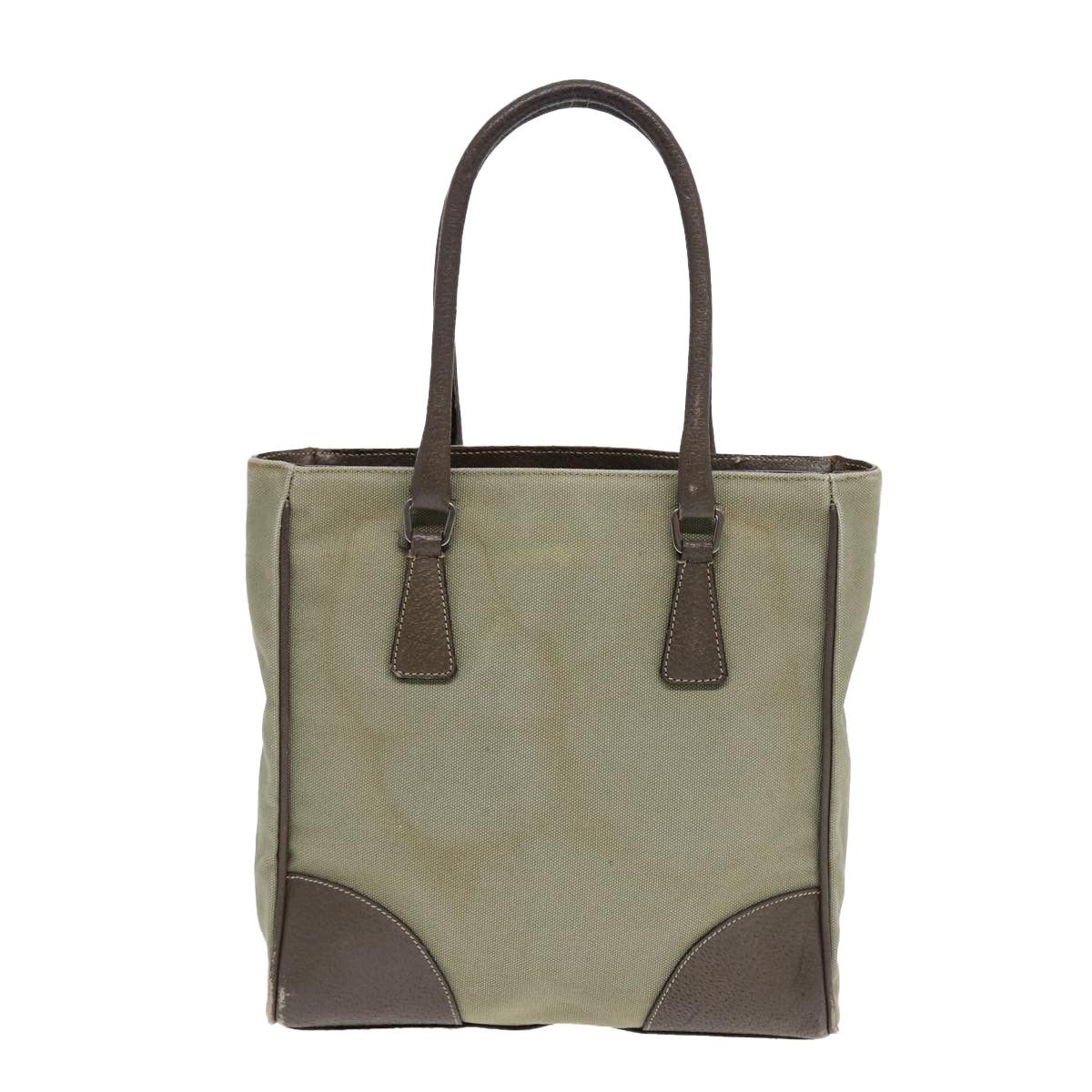 Prada Beige Canvas Handbag (Pre-Owned) Size ONE SIZE - 2 Thumbnail