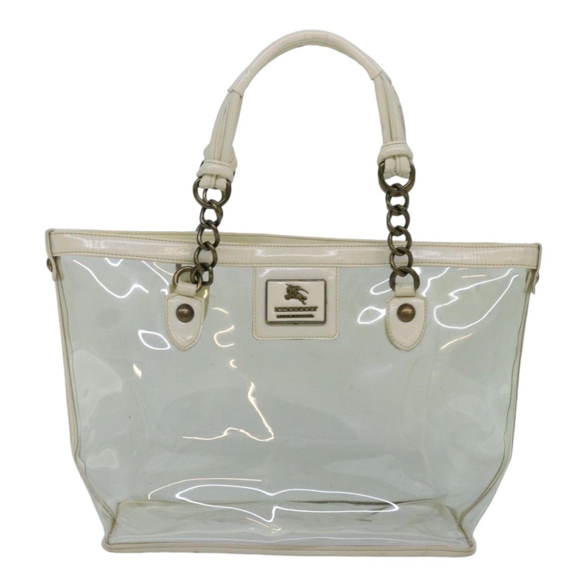 Burberry Transparent Vinyl Shoulder Bag (Pre-Owned) Size ONE SIZE - 14 Thumbnail