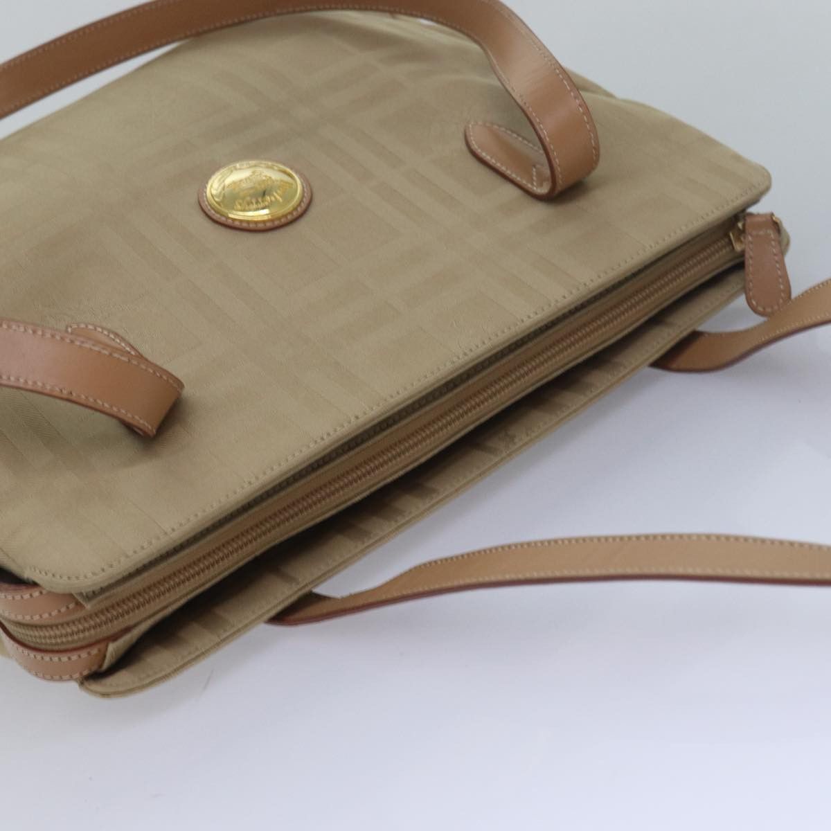 Burberry Beige Canvas Shoulder Bag (Pre-Owned) Size ONE SIZE - 4 Thumbnail