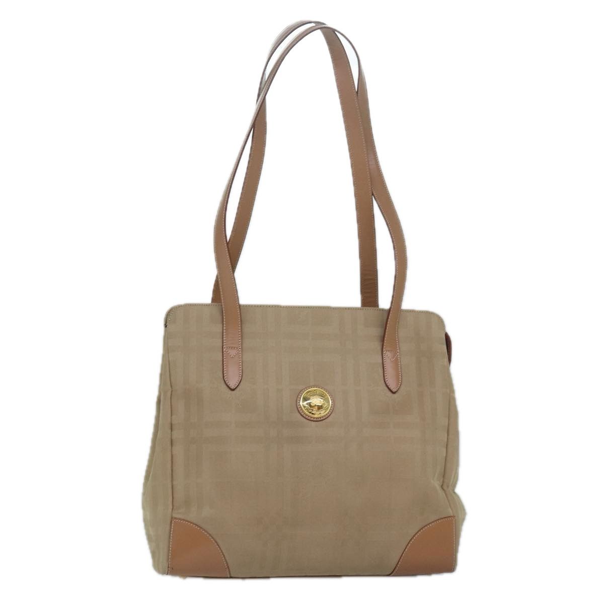Burberry Beige Canvas Shoulder Bag (Pre-Owned) Size ONE SIZE - 11 Thumbnail