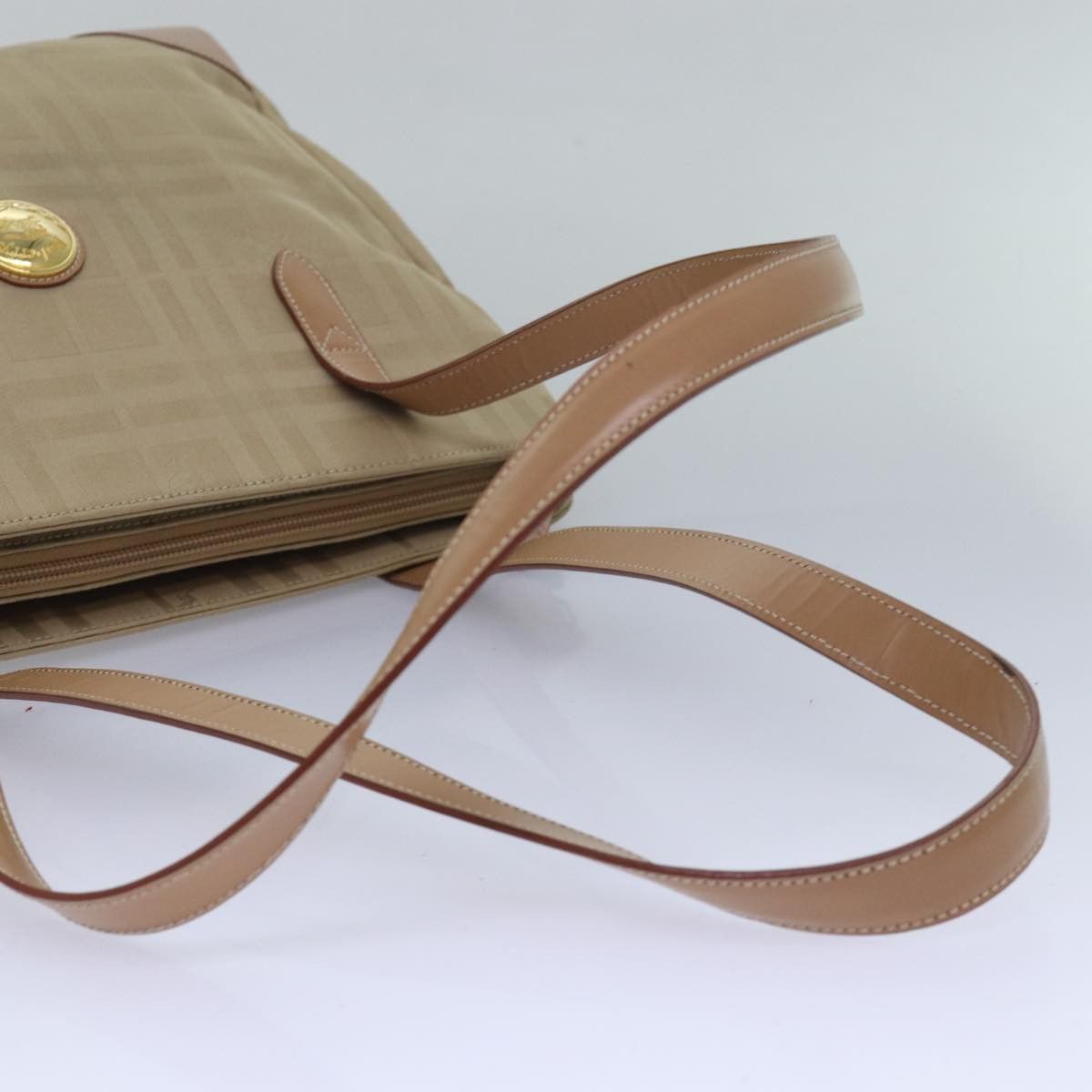 Burberry Beige Canvas Shoulder Bag (Pre-Owned) Size ONE SIZE - 10 Thumbnail