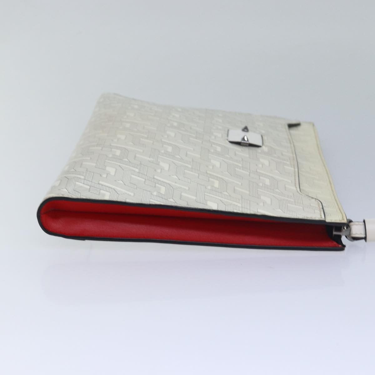 Christian Louboutin White Leather Clutch Bag (Pre-Owned) Size ONE SIZE - 8 Thumbnail