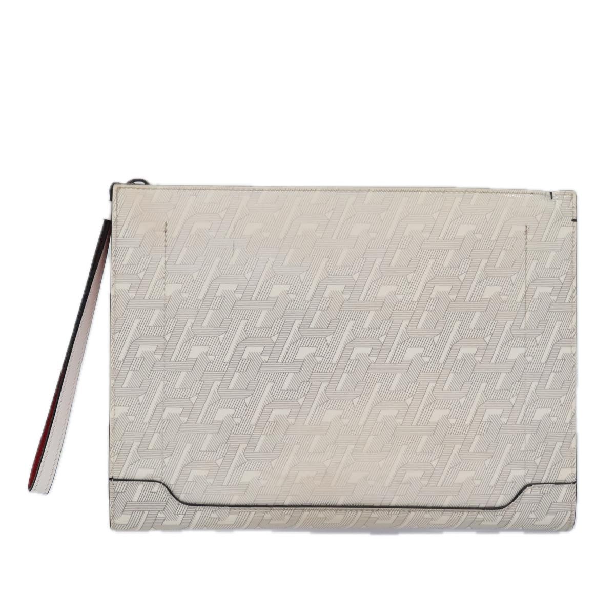 Christian Louboutin White Leather Clutch Bag (Pre-Owned) Size ONE SIZE - 2 Thumbnail