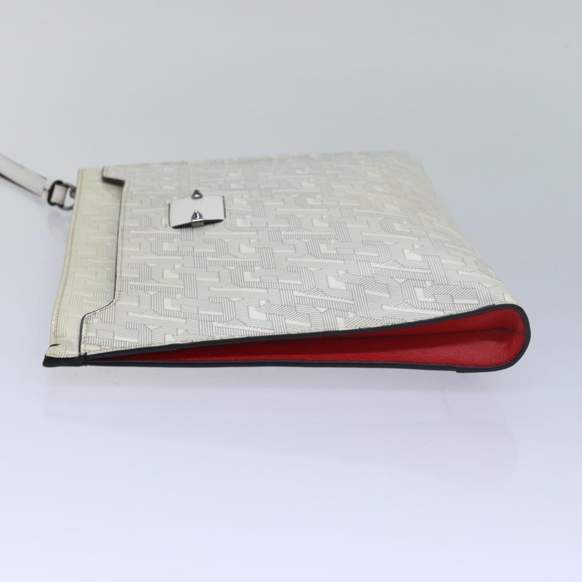 Christian Louboutin White Leather Clutch Bag (Pre-Owned) Size ONE SIZE - 7 Thumbnail