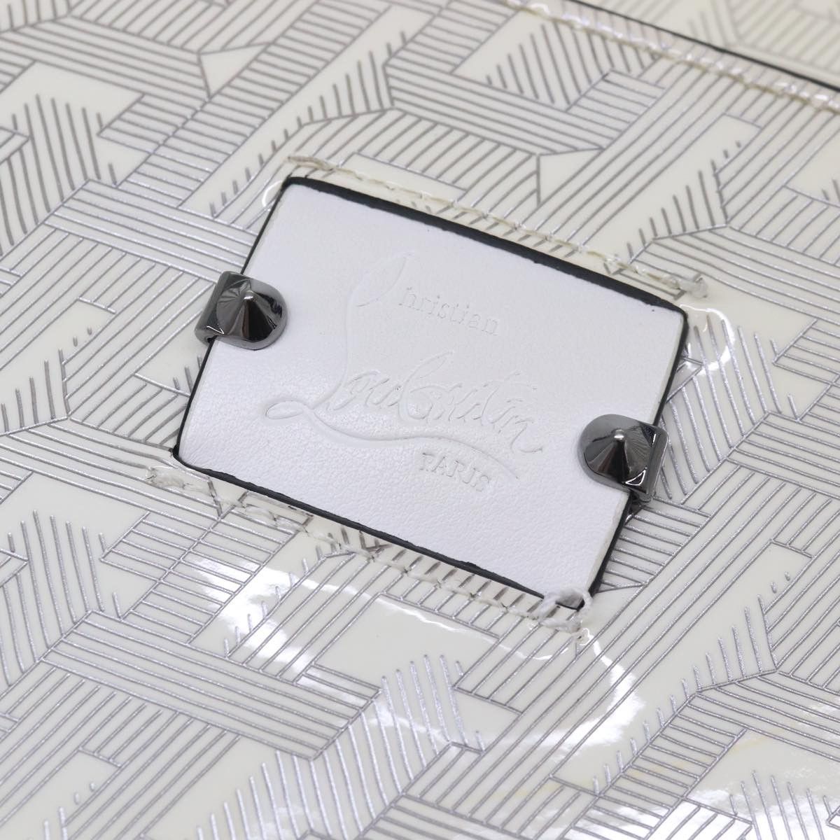 Christian Louboutin White Leather Clutch Bag (Pre-Owned) Size ONE SIZE - 16 Thumbnail