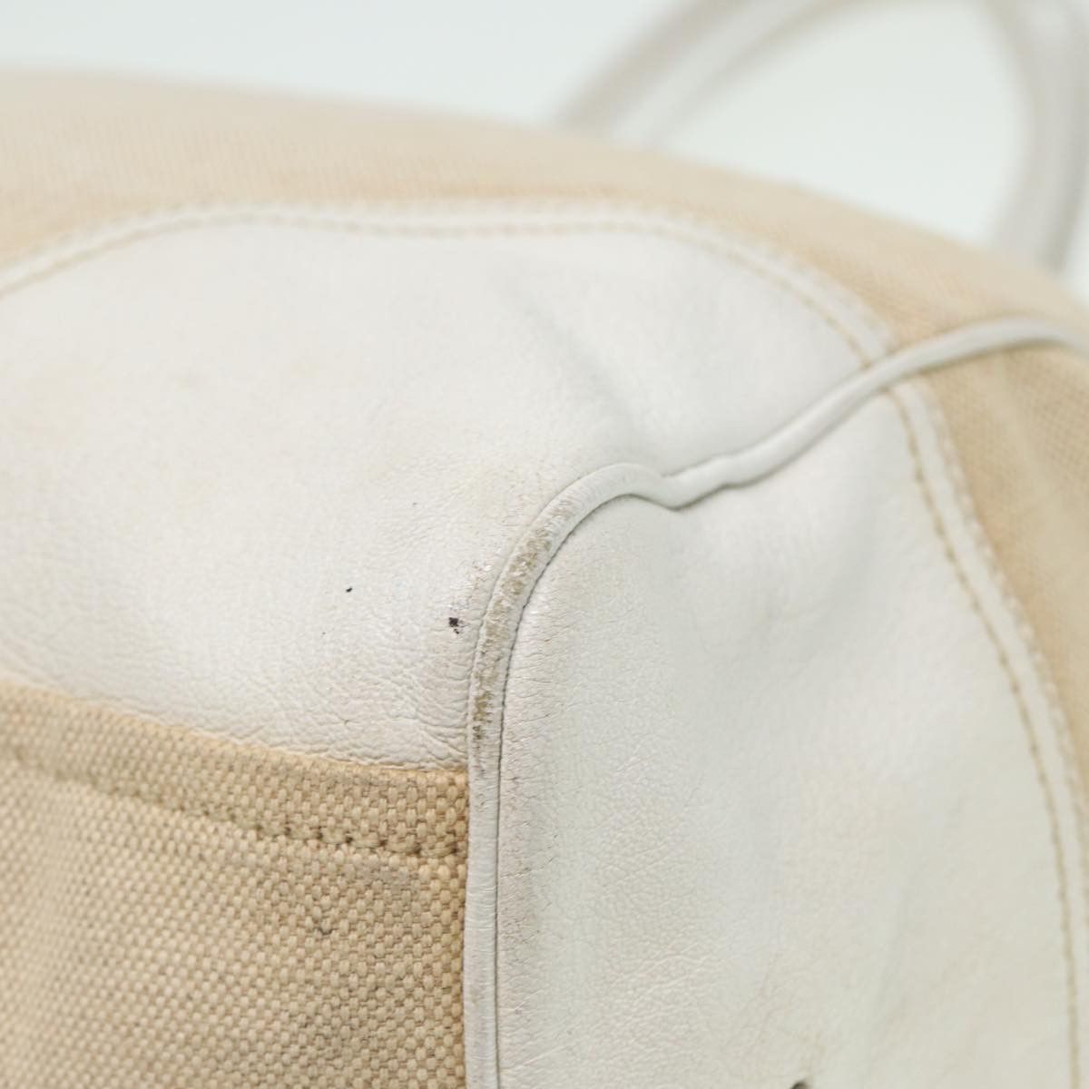 Prada Beige Canvas Shoulder Bag (Pre-Owned) Size ONE SIZE - 17 Thumbnail