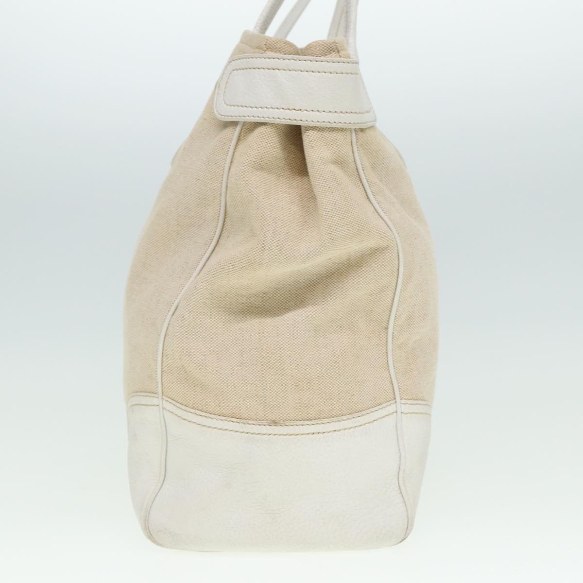 Prada Beige Canvas Shoulder Bag (Pre-Owned) Size ONE SIZE - 11 Thumbnail