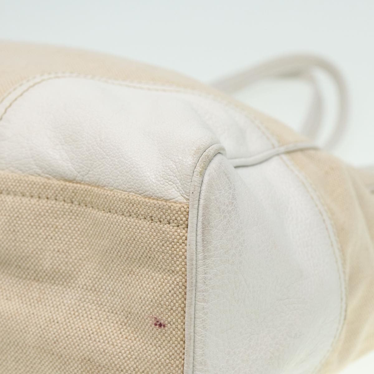 Prada Beige Canvas Shoulder Bag (Pre-Owned) Size ONE SIZE - 15 Thumbnail