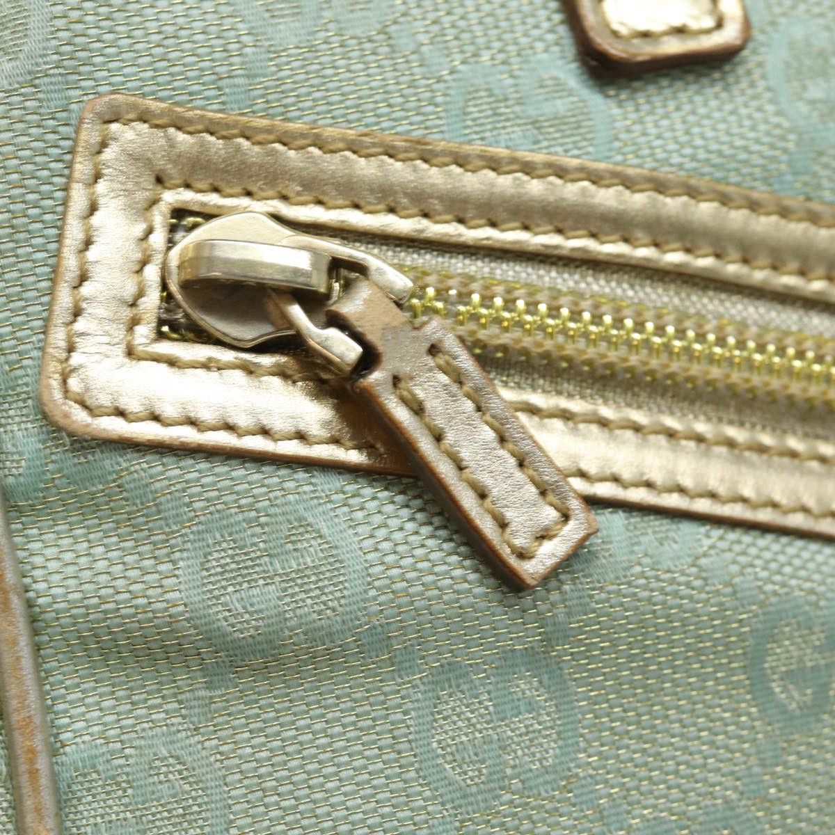 Gucci Bowling Blue Canvas Handbag (Pre-Owned) Size ONE SIZE - 18 Thumbnail