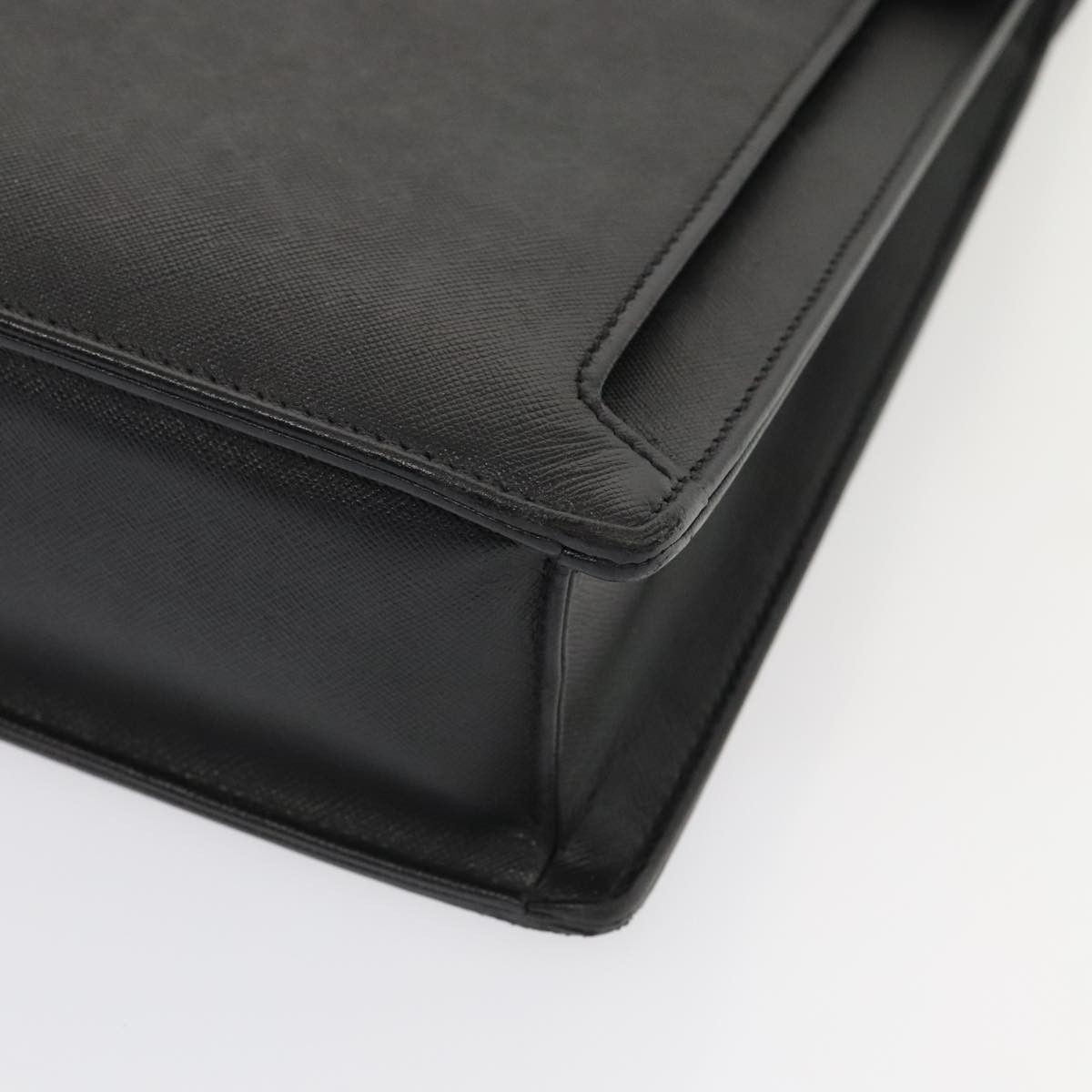 Burberry Black Leather Briefcase Bag (Pre-Owned) Size ONE SIZE - 10 Thumbnail