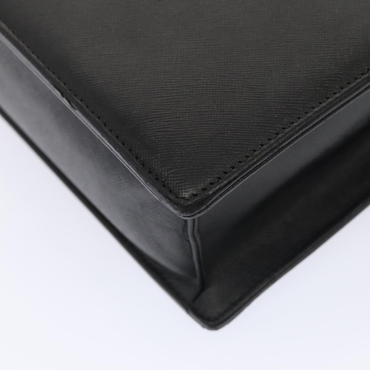 Burberry Black Leather Briefcase Bag (Pre-Owned) Size ONE SIZE - 8 Thumbnail