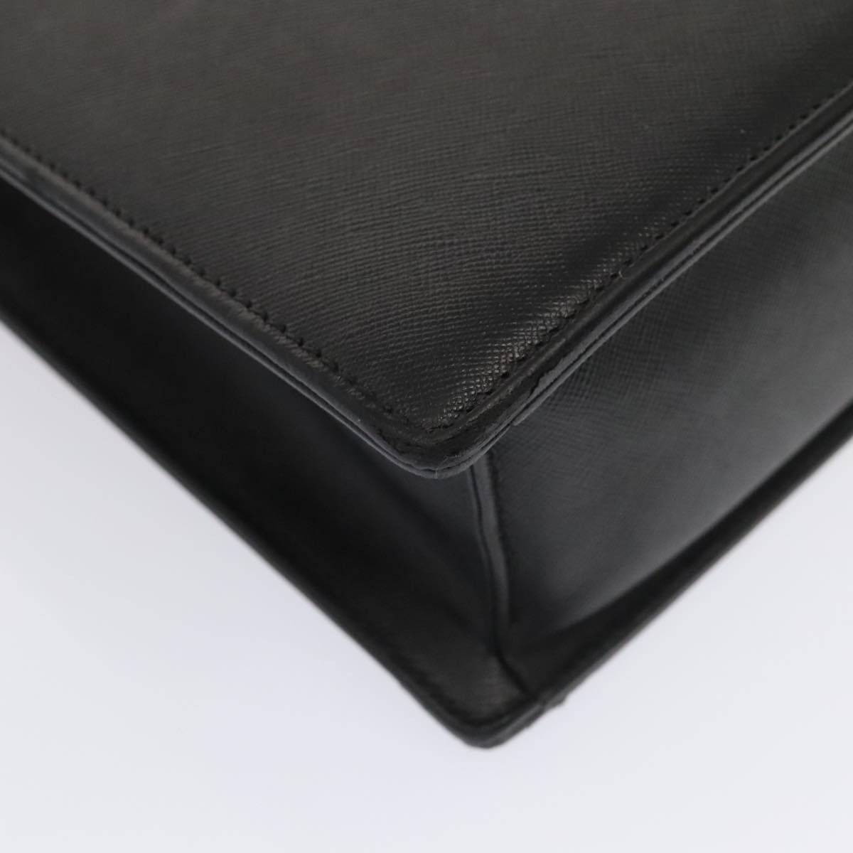 Burberry Black Leather Briefcase Bag (Pre-Owned) Size ONE SIZE - 9 Thumbnail