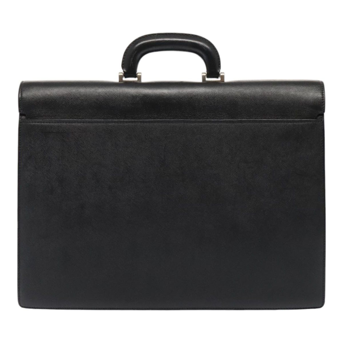 Burberry Black Leather Briefcase Bag (Pre-Owned) Size ONE SIZE - 2 Thumbnail