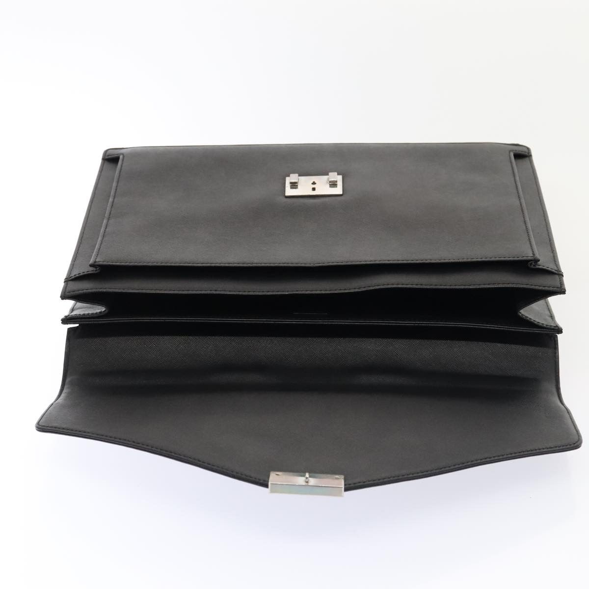 Burberry Black Leather Briefcase Bag (Pre-Owned) Size ONE SIZE - 19 Thumbnail