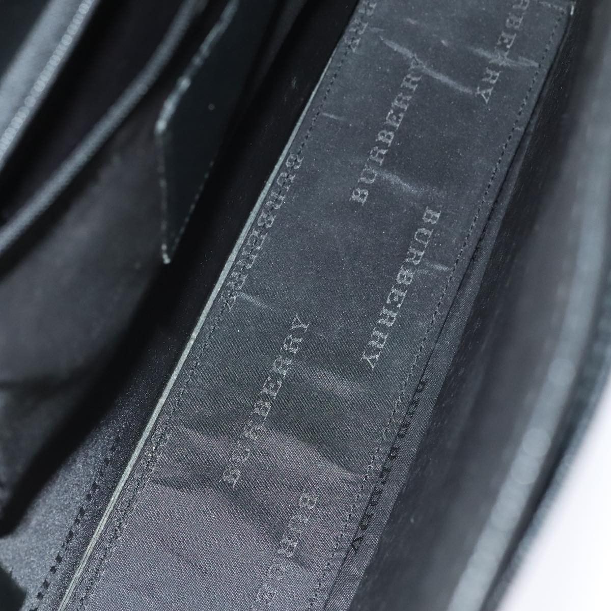 Burberry Black Leather Briefcase Bag (Pre-Owned) Size ONE SIZE - 13 Thumbnail