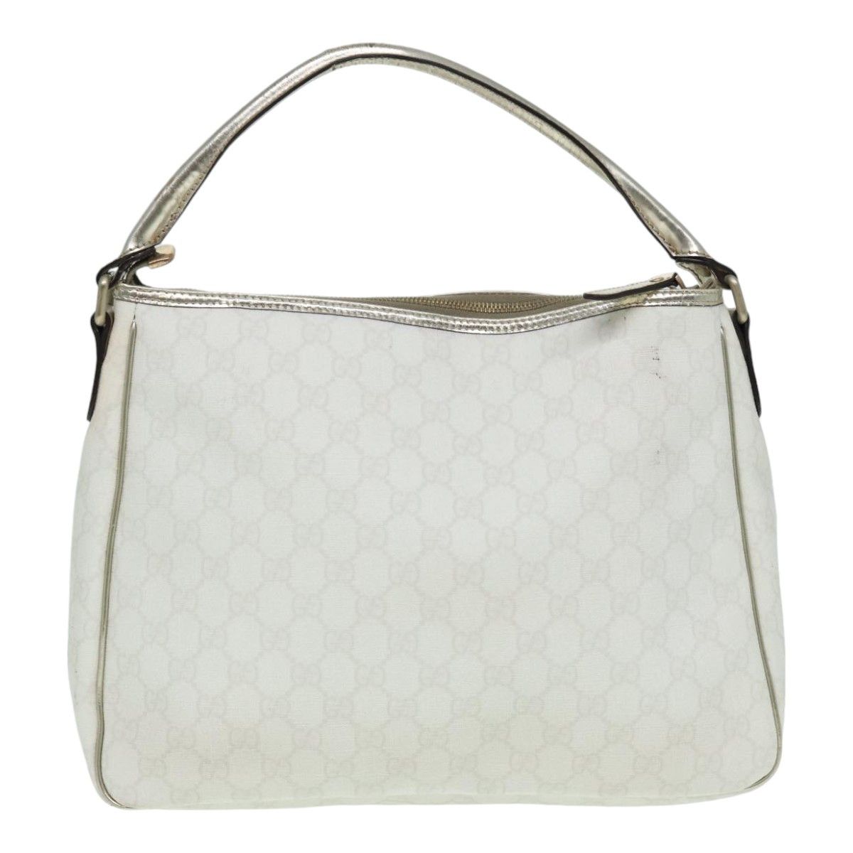 Gucci Supreme Gg White Leather Shoulder Bag (Pre-Owned) Size ONE SIZE - 2 Thumbnail