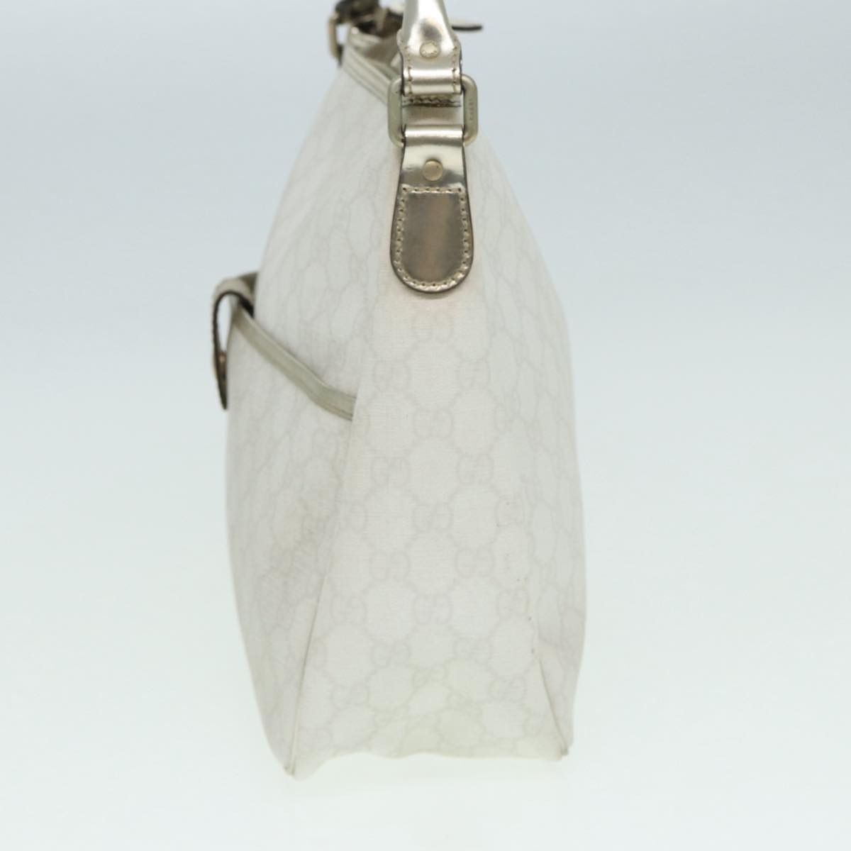Gucci Supreme Gg White Leather Shoulder Bag (Pre-Owned) Size ONE SIZE - 9 Thumbnail