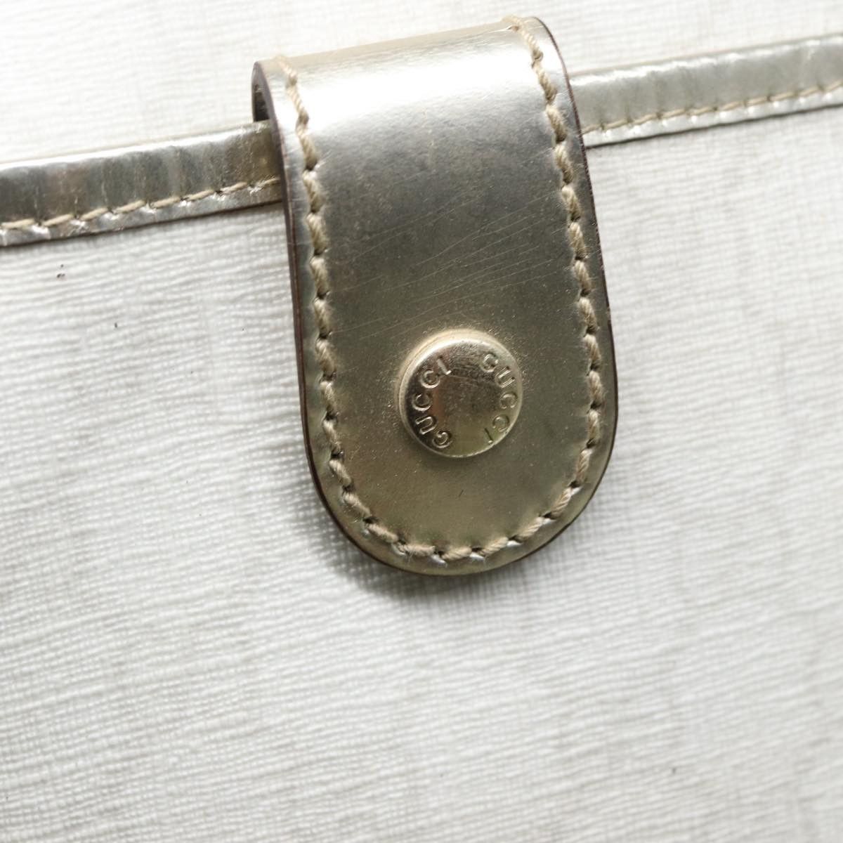 Gucci Supreme Gg White Leather Shoulder Bag (Pre-Owned) Size ONE SIZE - 18 Thumbnail