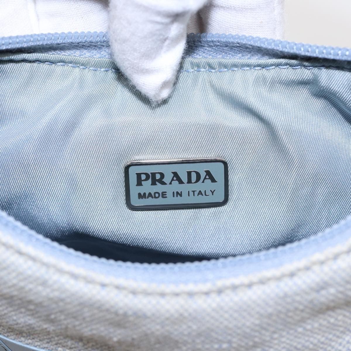 Prada Re-Edition Grey Canvas Clutch Bag (Pre-Owned) Size ONE SIZE - 9 Thumbnail