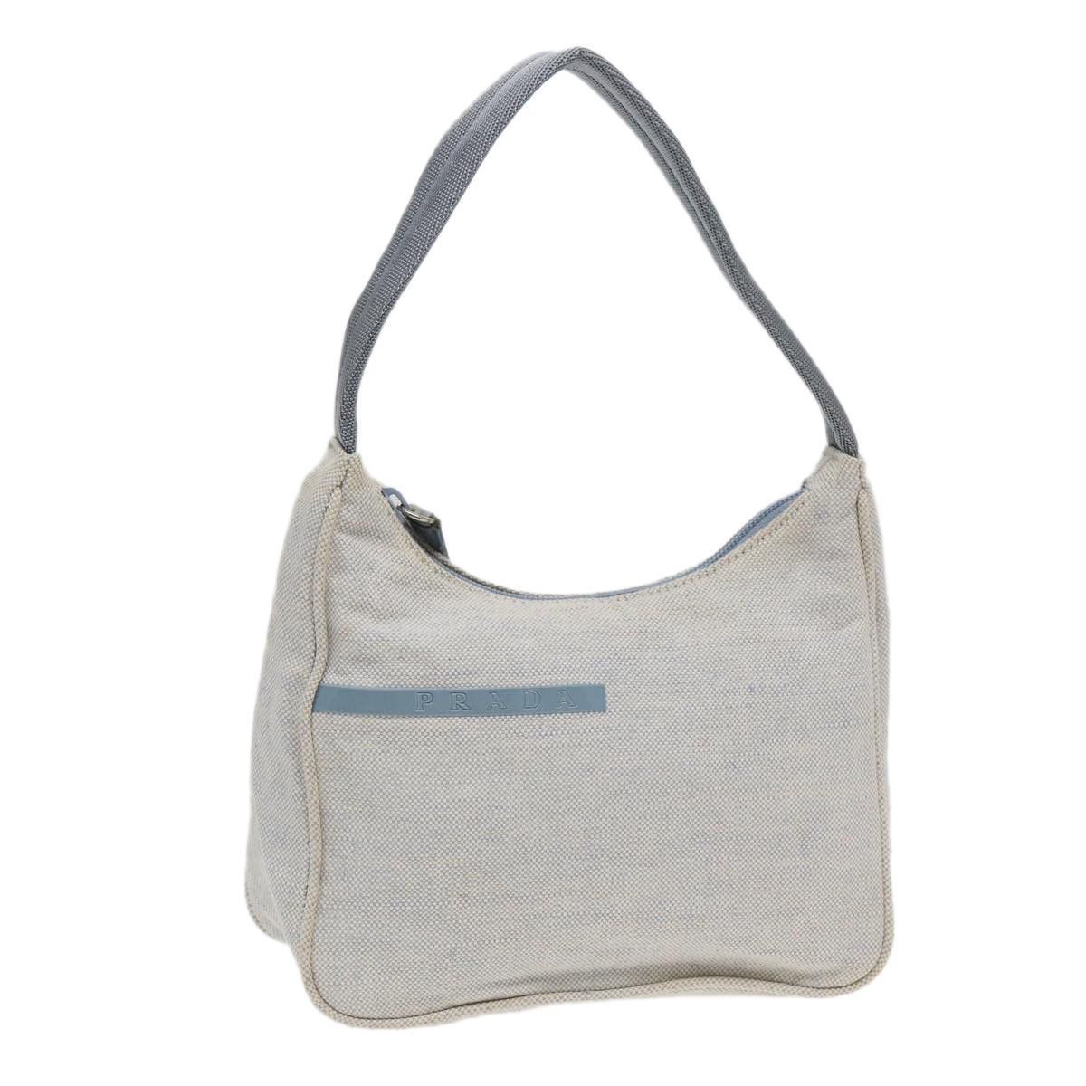 Prada Re-Edition Grey Canvas Clutch Bag (Pre-Owned) Size ONE SIZE - 13 Thumbnail