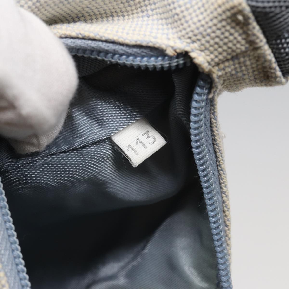Prada Re-Edition Grey Canvas Clutch Bag (Pre-Owned) Size ONE SIZE - 6 Thumbnail