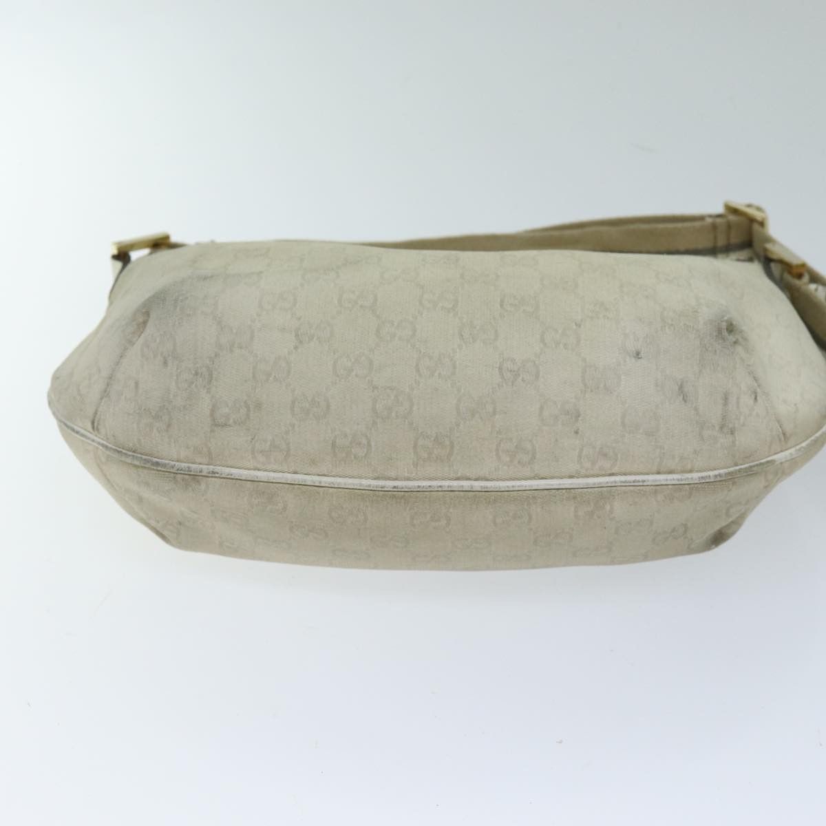 Gucci Sherry Beige Canvas Shoulder Bag (Pre-Owned) Size ONE SIZE - 3 Thumbnail