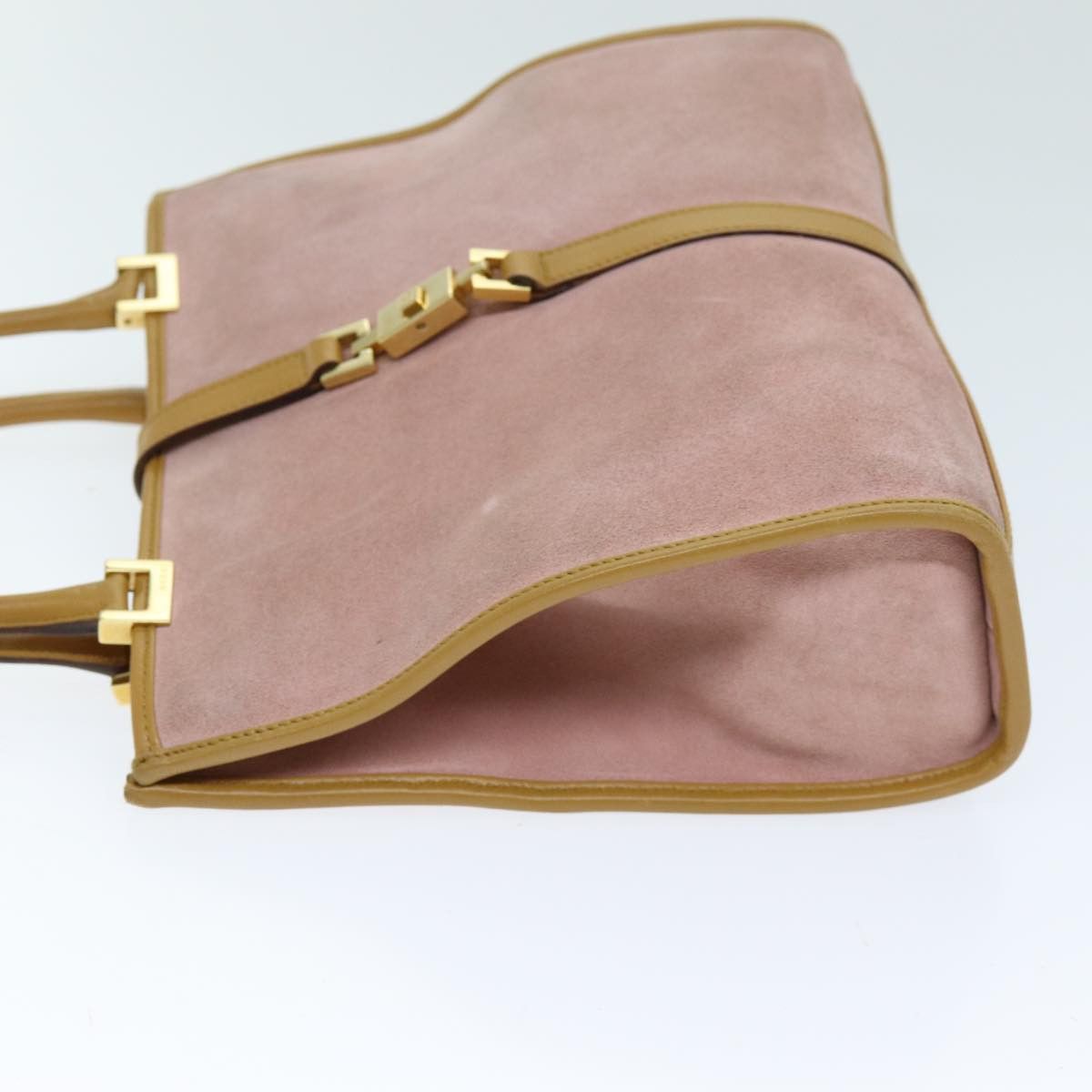 Gucci Jackie Pink Suede Handbag (Pre-Owned) Size ONE SIZE - 10 Thumbnail