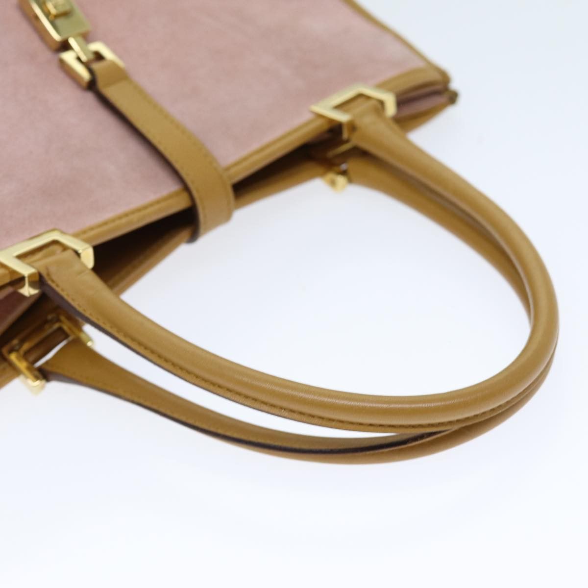 Gucci Jackie Pink Suede Handbag (Pre-Owned) Size ONE SIZE - 11 Thumbnail