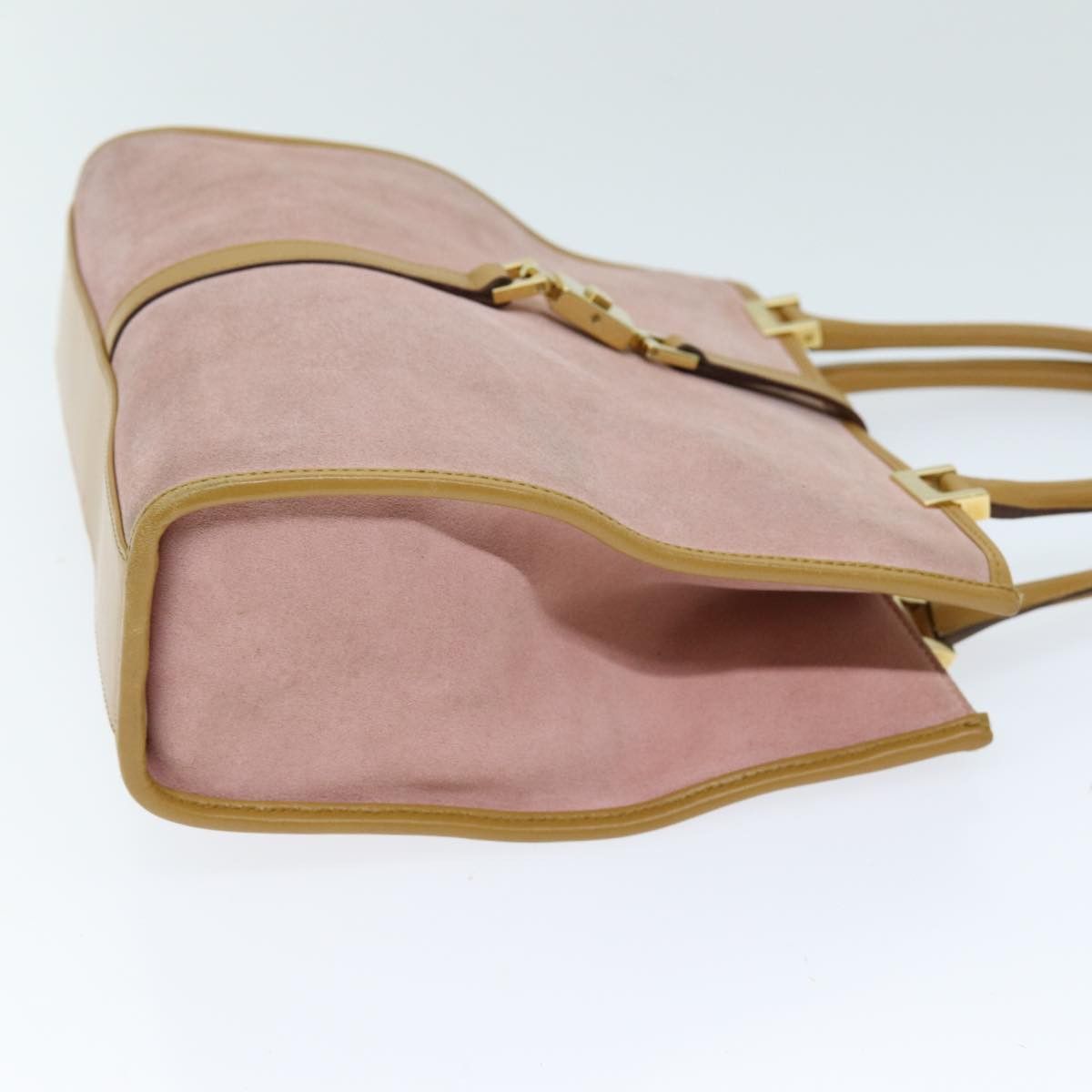 Gucci Jackie Pink Suede Handbag (Pre-Owned) Size ONE SIZE - 9 Thumbnail