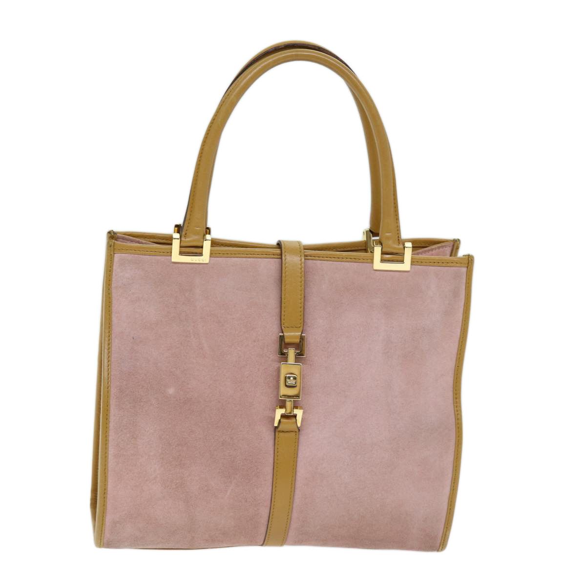 Gucci Jackie Pink Suede Handbag (Pre-Owned) Size ONE SIZE - 20 Thumbnail