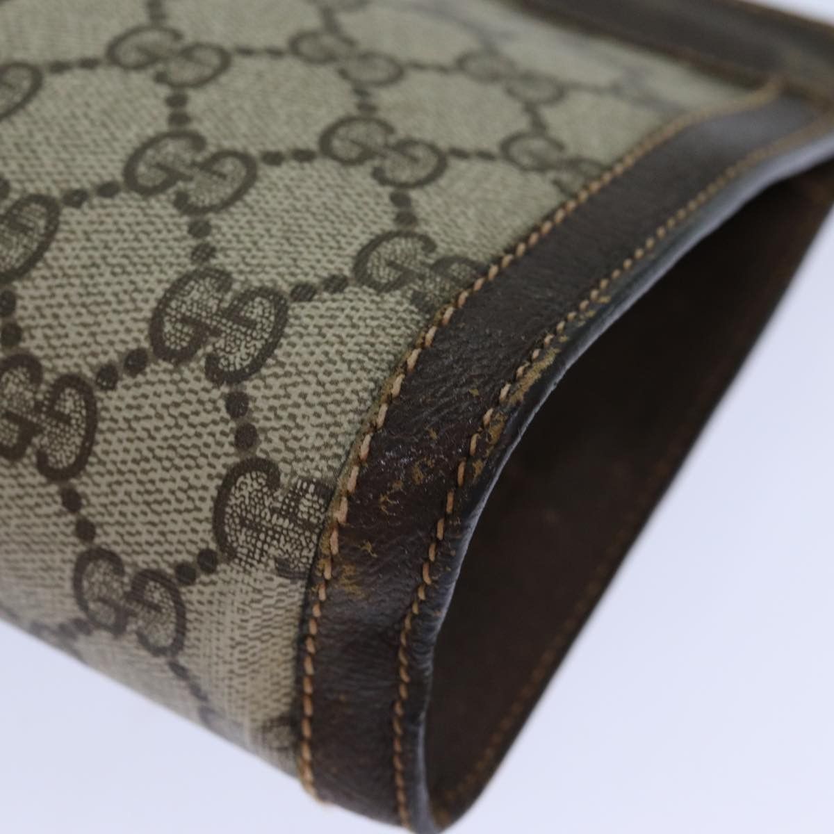 Gucci Gg Canvas Beige Canvas Clutch Bag (Pre-Owned) Size ONE SIZE - 10 Thumbnail