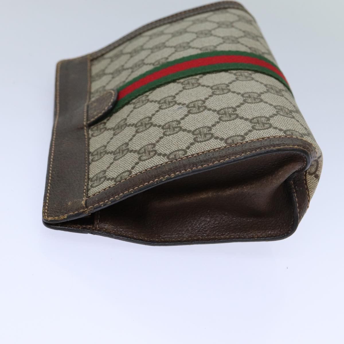 Gucci Gg Canvas Beige Canvas Clutch Bag (Pre-Owned) Size ONE SIZE - 9 Thumbnail