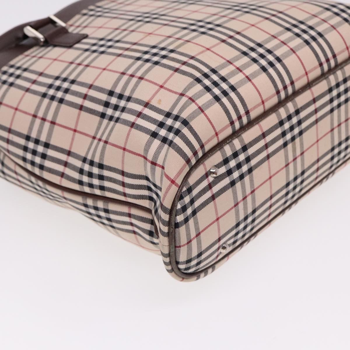 Burberry Nova Check Beige Canvas Tote Bag (Pre-Owned) Size ONE SIZE - 16 Thumbnail