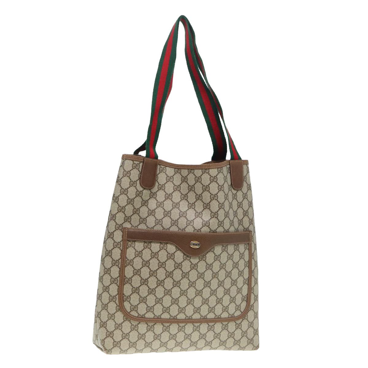 Gucci Gg Canvas Beige Canvas Tote Bag (Pre-Owned) Size ONE SIZE - 9 Thumbnail