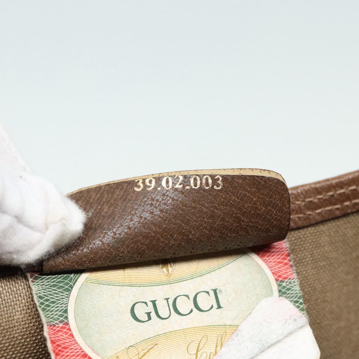 Gucci Gg Canvas Beige Canvas Tote Bag (Pre-Owned) Size ONE SIZE - 6 Thumbnail