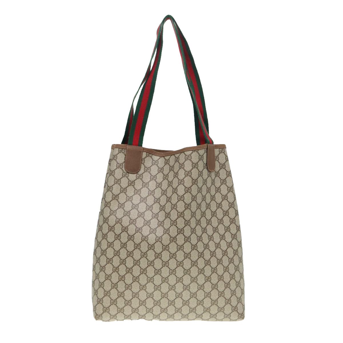 Gucci Gg Canvas Beige Canvas Tote Bag (Pre-Owned) Size ONE SIZE - 2 Thumbnail