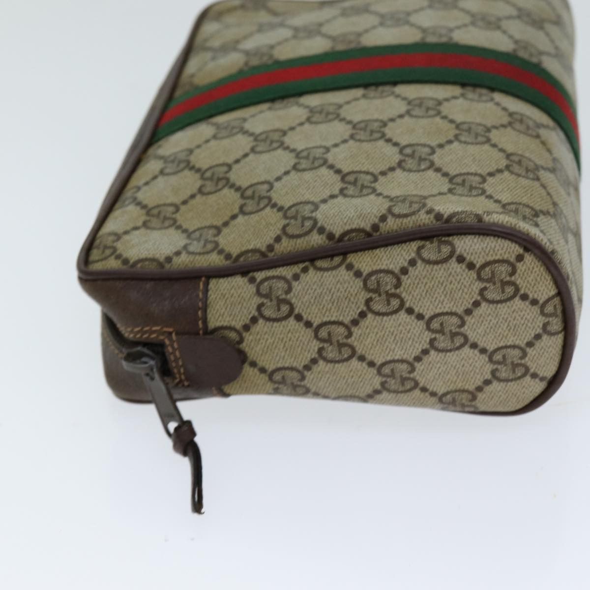 Gucci Sherry Beige Canvas Clutch Bag (Pre-Owned) Size ONE SIZE - 12 Thumbnail