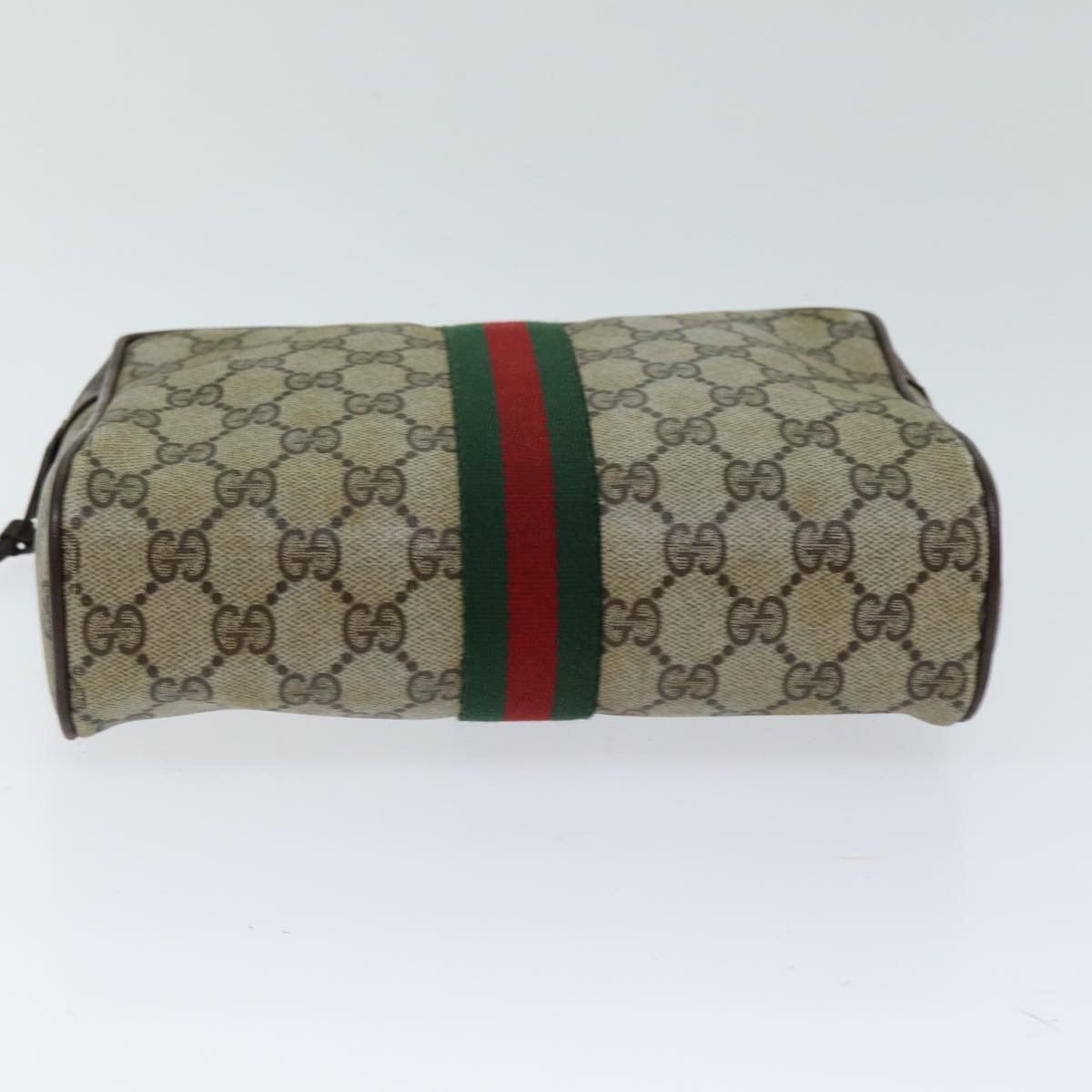 Gucci Sherry Beige Canvas Clutch Bag (Pre-Owned) Size ONE SIZE - 3 Thumbnail