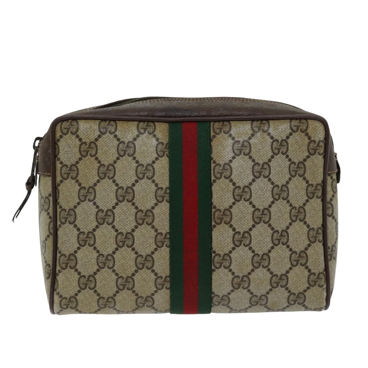 Gucci Sherry Beige Canvas Clutch Bag (Pre-Owned) Size ONE SIZE - 19 Thumbnail