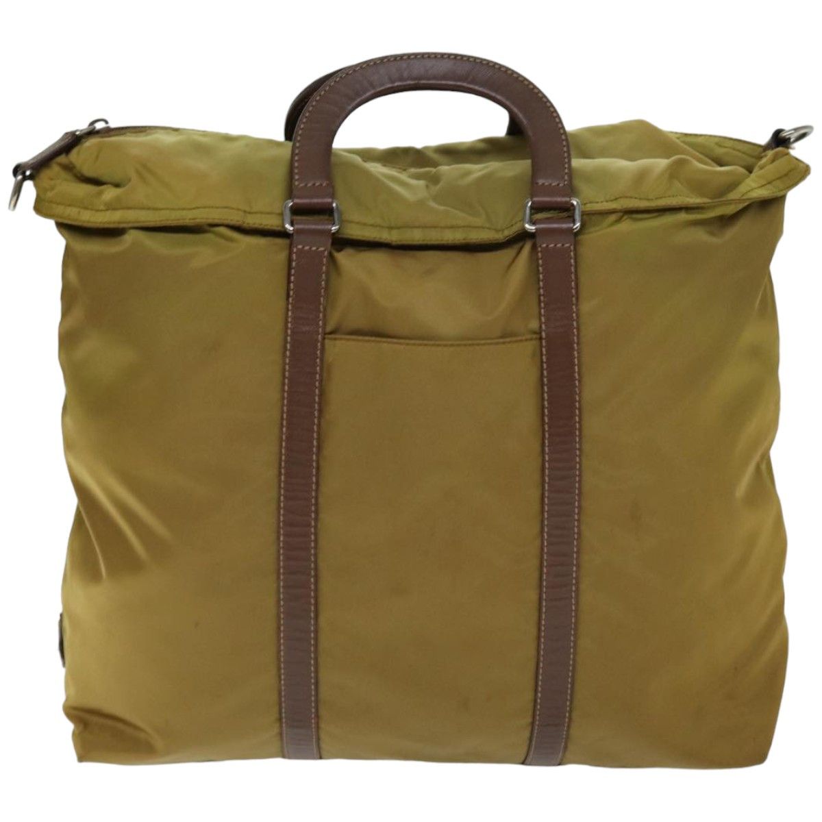 Prada Tessuto Khaki Synthetic Handbag (Pre-Owned) Size ONE SIZE - 2 Thumbnail