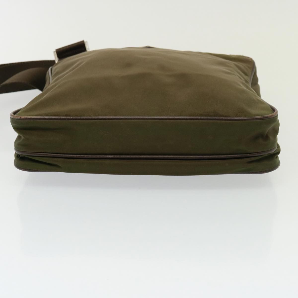 Prada Tessuto Khaki Synthetic Shoulder Bag (Pre-Owned) Size ONE SIZE - 3 Thumbnail