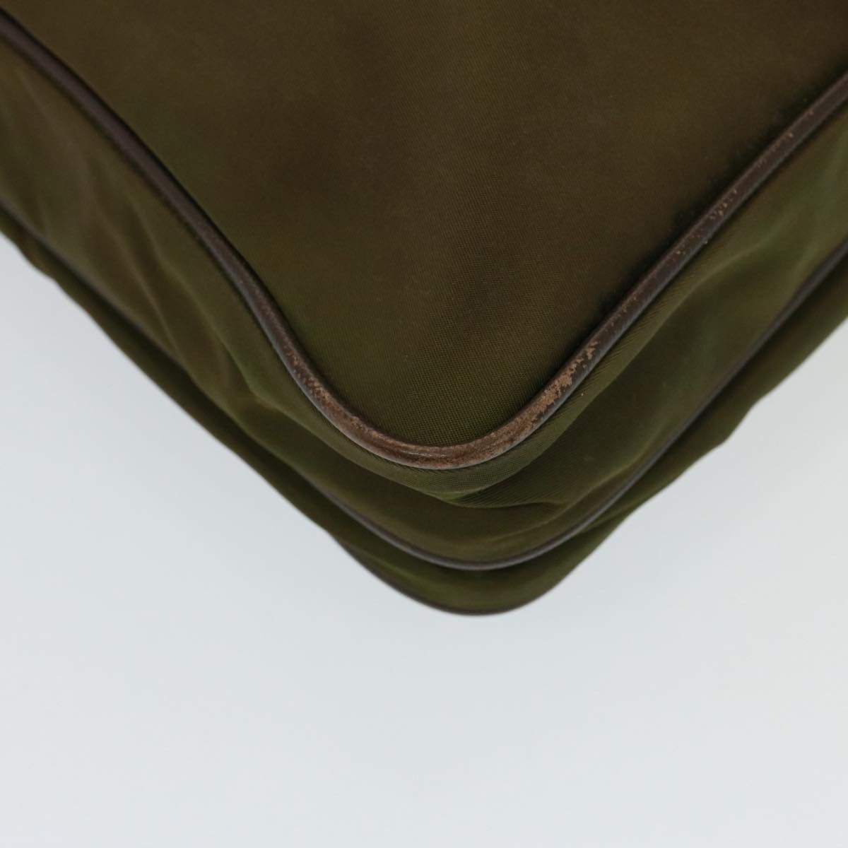 Prada Tessuto Khaki Synthetic Shoulder Bag (Pre-Owned) Size ONE SIZE - 18 Thumbnail