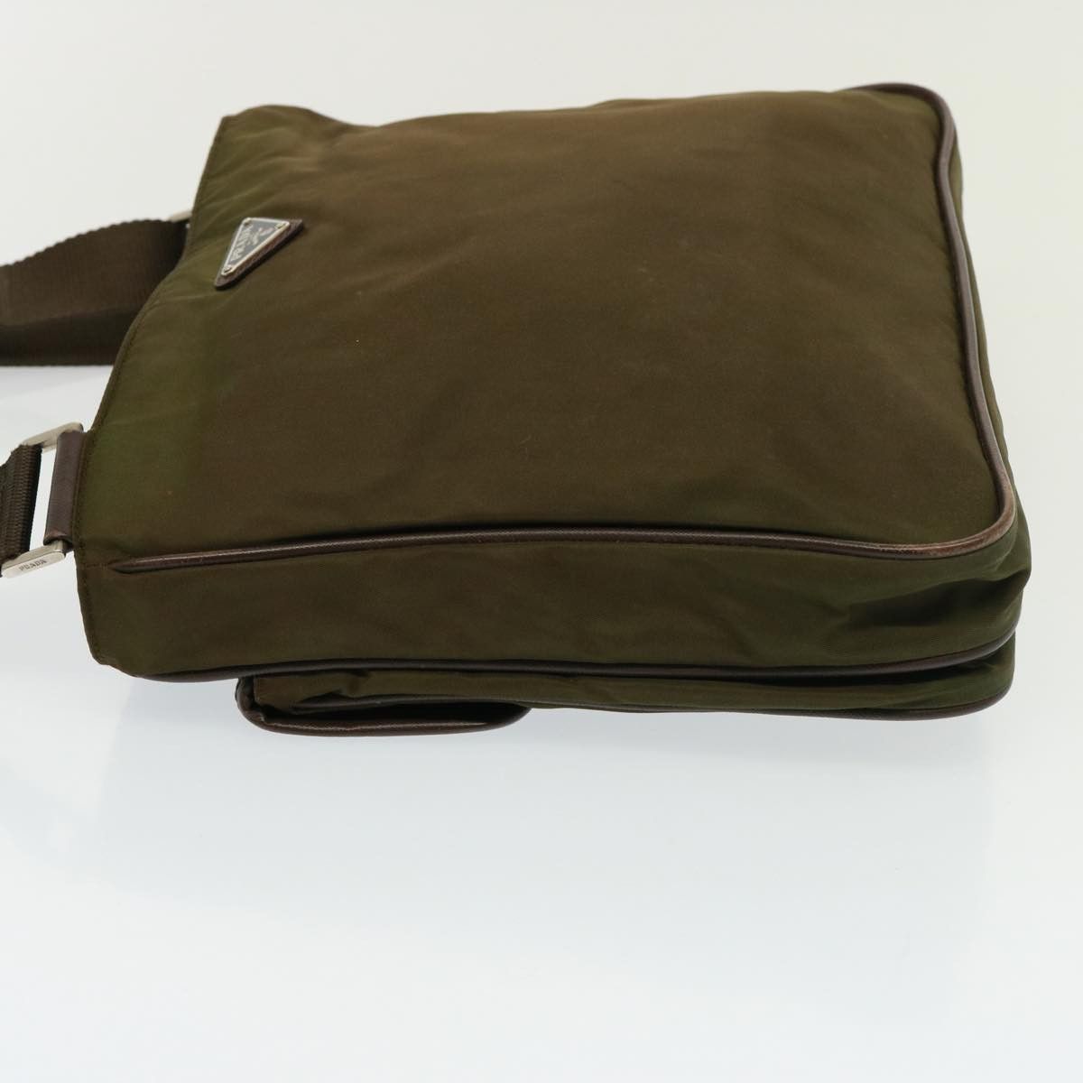 Prada Tessuto Khaki Synthetic Shoulder Bag (Pre-Owned) Size ONE SIZE - 15 Thumbnail