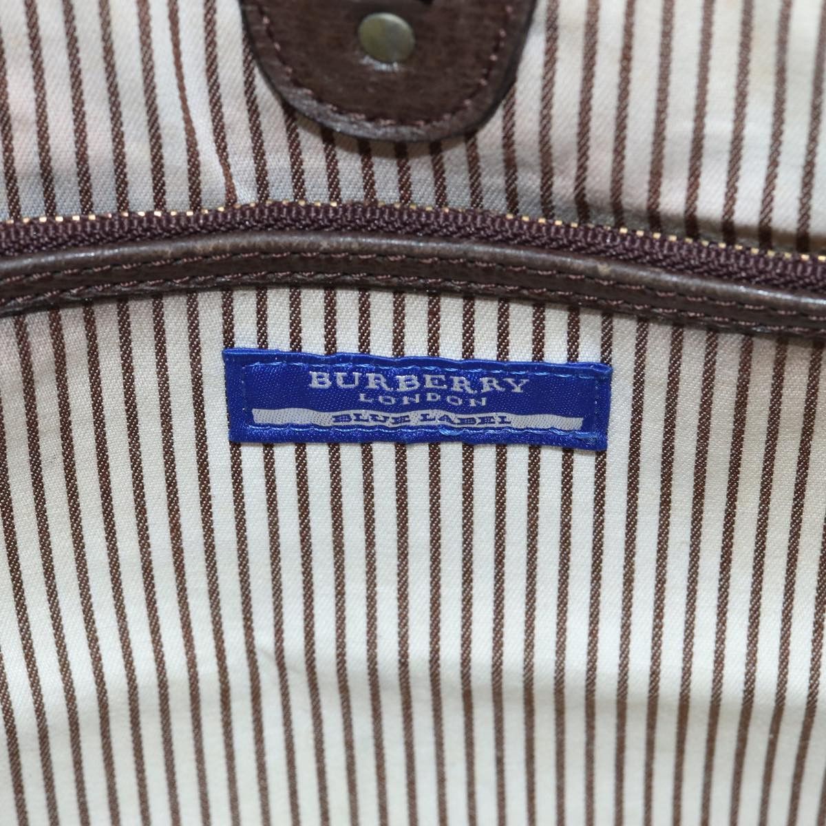 Burberry White Canvas Tote Bag (Pre-Owned) Size ONE SIZE - 6 Thumbnail